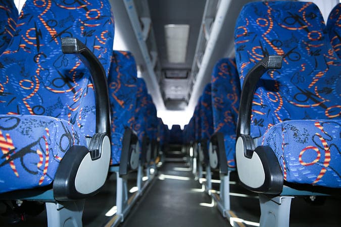 Dallas 47-56 Passenger Charter Buses Interior